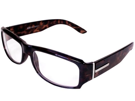 Fake Nerd Glasses Square Euro Geek Sunglasses Tortoise