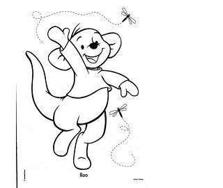 Images of winnie the pooh from the winnie the pooh franchise. Walt Disney Roo from Winnie the Pooh Coloring Pages Picture
