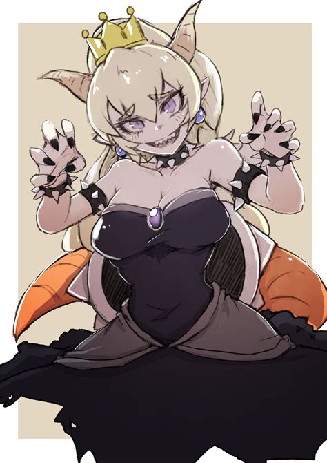 Bowsette Mario And 1 More Drawn By Watchi Danbooru