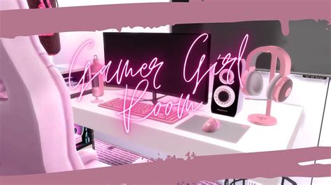 👧🏻gamer Girl Bedroom The Sims 4 Build Cc Links Youtube