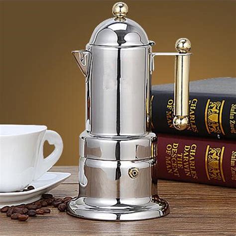 Stainless Steel Italian Stovetop Espresso Coffee Maker Percolator Induction Shopee Philippines