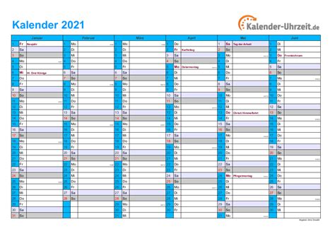 Druckvorlage Kalender 2021 Nrw Zum Ausdrucken Kostenlos Din A4