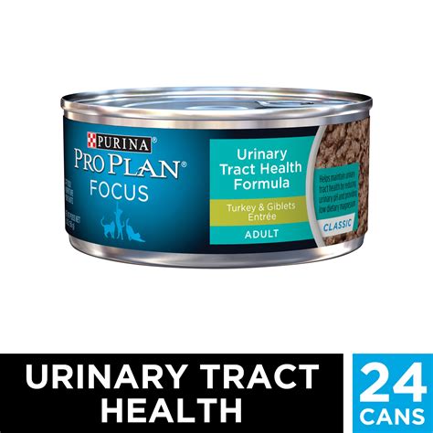 Feeding dry food is a leading factor behind the massive number of cases of flutd today, and we do not recommend taking that risk. (24 Pack) Purina Pro Plan Urinary Tract Health Pate Wet ...