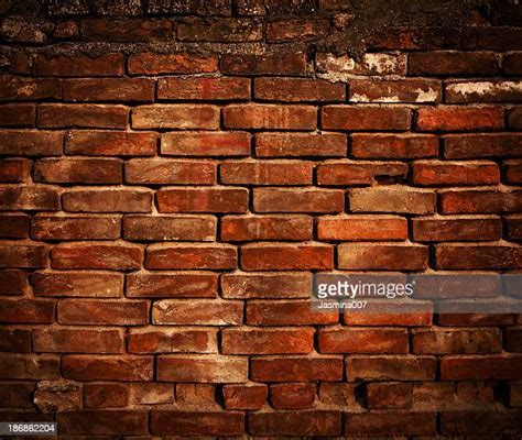 Dark Brick Wall Texture Photos And Premium High Res Pictures Getty Images