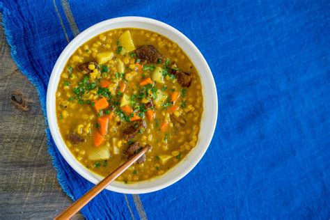 Beef And Barley Stew With Kohlrabi And Carrots Nourish Evolution