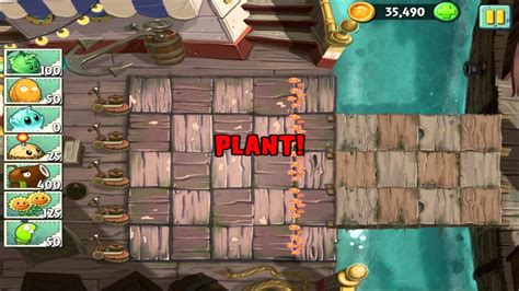 Plants Vs Zombies 2 Pirate Seas Day 4 1star2star And 3star Youtube