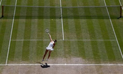 Genie Bouchard In Wimbledon Finals Tennis Rules For Dummies Andor