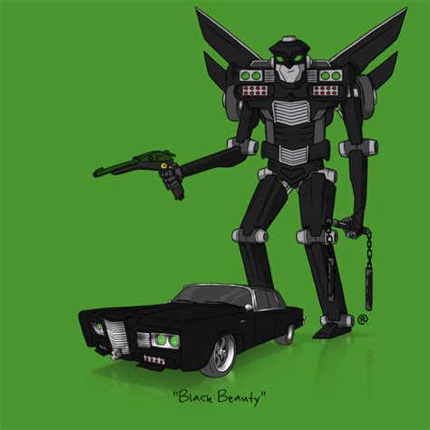Iconic Cars From Movies And Television Reimagined As Transformers
