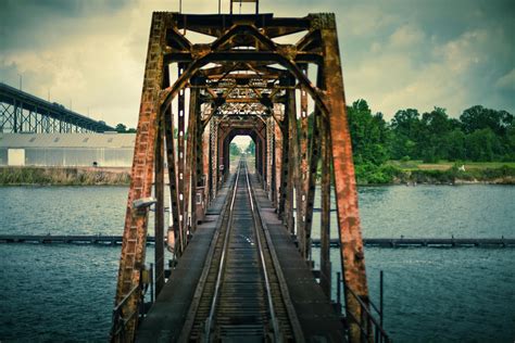 Lake Charles Railroad Bridge By Hal Bergman Photography