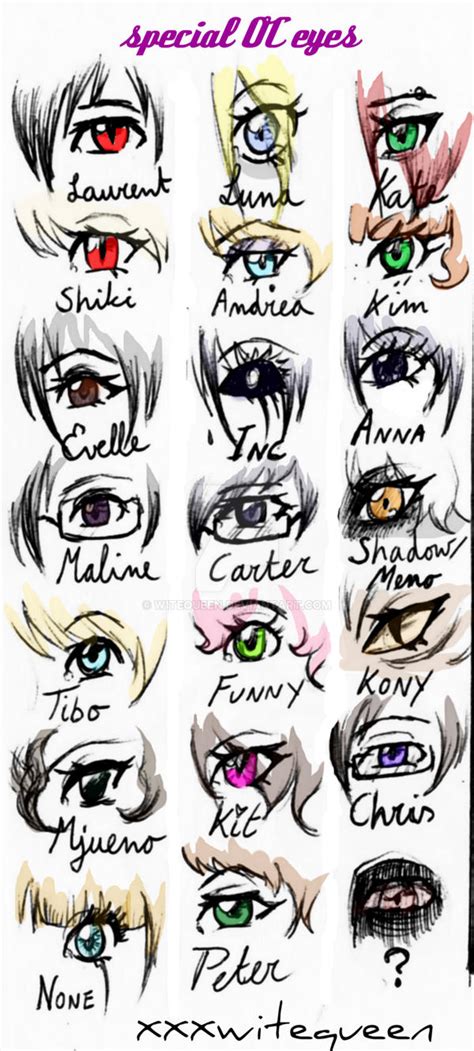 Special Oc Eyes By Witequeen On Deviantart