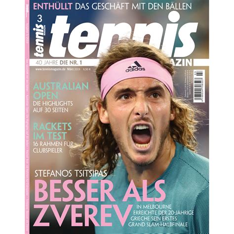 Tennis Magazin März 2019 Zeitschrift online kaufen | Tennis-Point