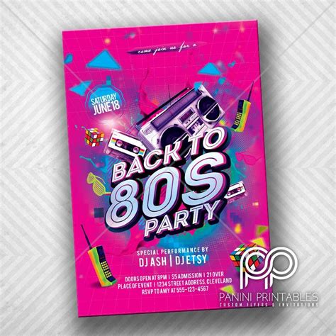 80s Party Decades Party 80s Birthday Party Back To The Etsy In 2022 80s Birthday Parties