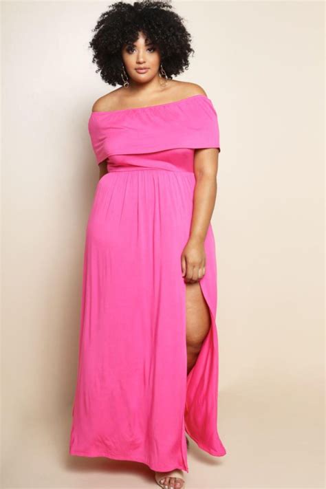 Maybe you would like to learn more about one of these? Plus Size Pink Maxi Dress (2019) - Latest Trends