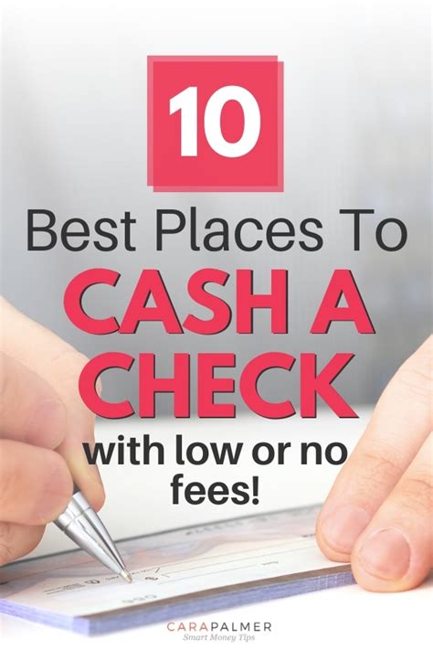 10 Best Places To Cash A Personal Check Personal Finance Lessons