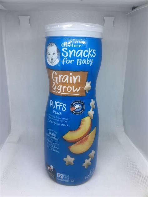 Jual Gerber Puffs Peach Puffed Grain Snack 8 Months 42 G Di Seller