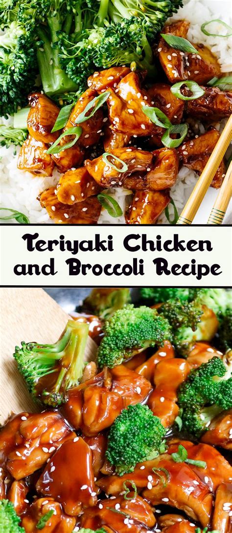 Teriyaki Chicken And Broccoli Recipe Chicken Dinner Recipes Chicken