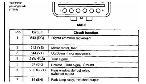 2000 f250 mirror wiring diagram