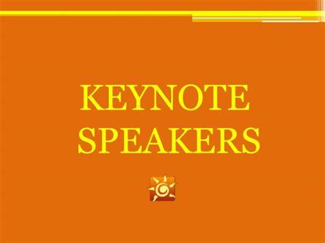 Ppt Keynote Speakers Powerpoint Presentation Id1683395