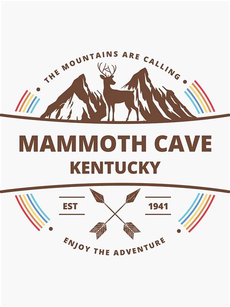 Mammoth Cave National Park Sticker For Sale By Nationalparksco