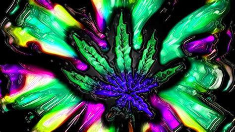 Colorful Weed Leaf Hd Trippy Wallpapers Hd Wallpapers Id 64739