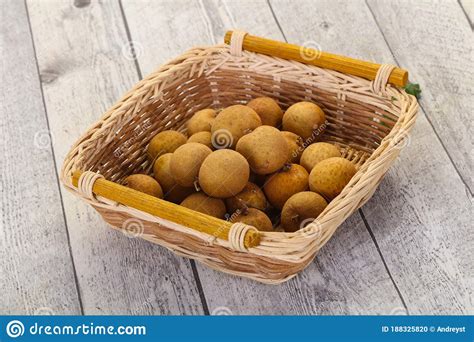 Fruit And Longan In A Basket Stock Image 58795735