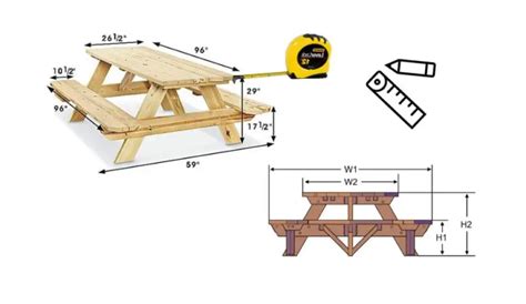 Ultimate Guide To Picnic Table Dimensions And Design