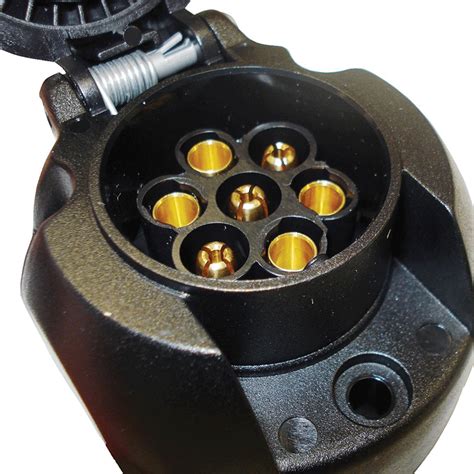 Narva Trailer Plug 7 Pin Large Round Plastic - Coast to Coast RV
