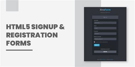 22 Html5 Signup And Registration Forms Html Css