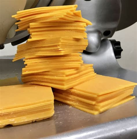 Sliced Cheddar Cheese 469 Per Lb Snider Bros Meats