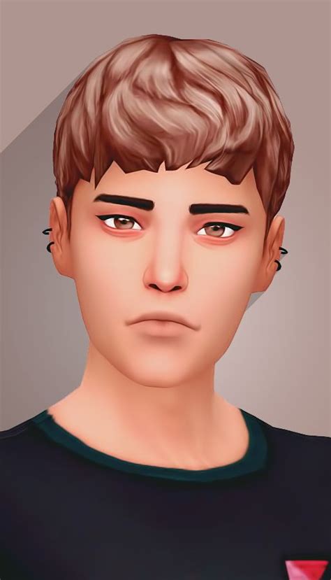 13 Best Sims 4 Hair Male Maxis Match Images On Pinterest