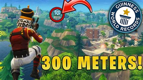 World Record Longest No Scope In Fortnite History Over 300 Meters