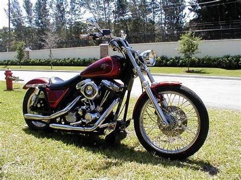 Customs services and international tracking provided. 1990 Harley-Davidson® FXLR Low Rider® Custom (Bright Candy ...