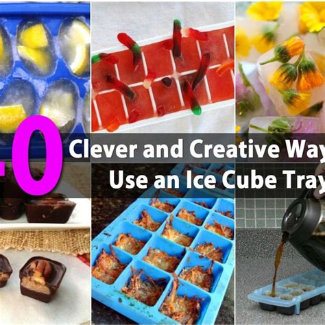 40 Clever And Creative Ways To Use An Ice Cube Tray Ice Cube Tray Diy