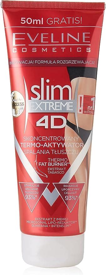 eveline cosmetics slim extreme 4d concentrated fat burning thermo activator 250 ml amazon ae