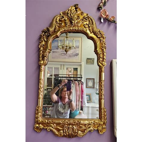 Vintage Hollywood Regency Gold Gilt Wall Mirror Chairish