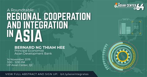 Regional Integration And Cooperation In Asia A Roundtable Up Asian