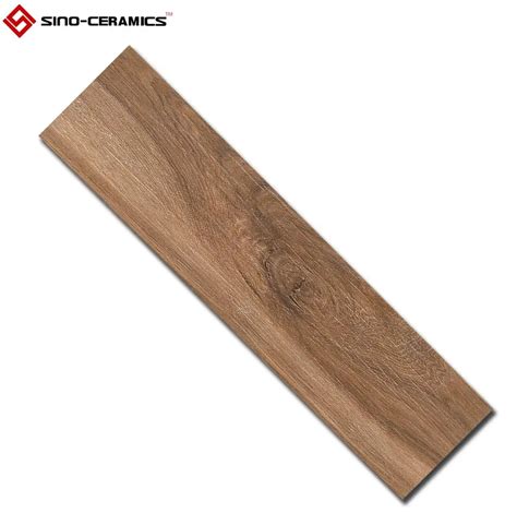 High Quality Non Slip Wood Design Brown Wood Tileswood Plank Ceramic