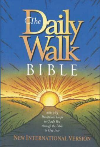The Daily Walk Bible Niv By Tyndale House Publishers Staff 1997