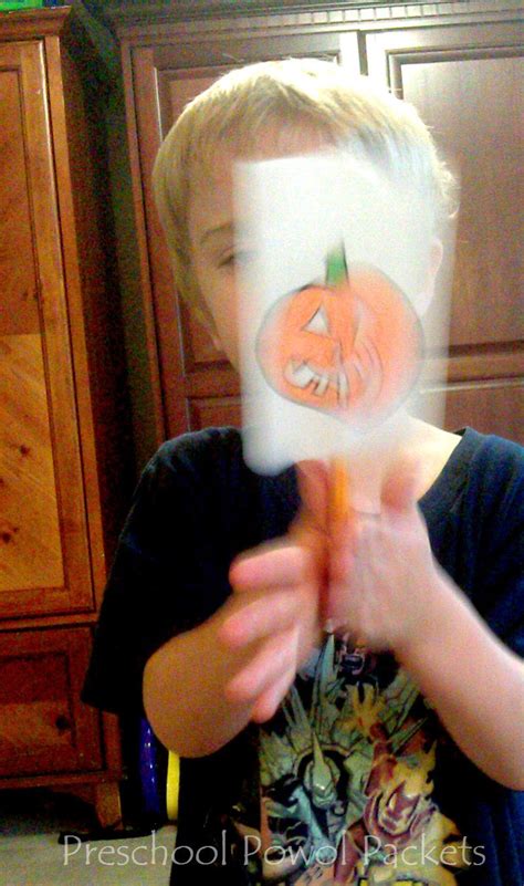 Halloween Science Optical Illusions Preschool Powol Packets