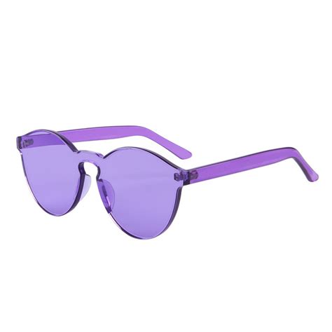 Korean Outdoor Plastic Sunglasses Retro Glasses Without Frame Uv400 Mr