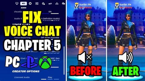 How To Fix Game Chat Audio In Fortnite Chapter 5 Voice Chat Not