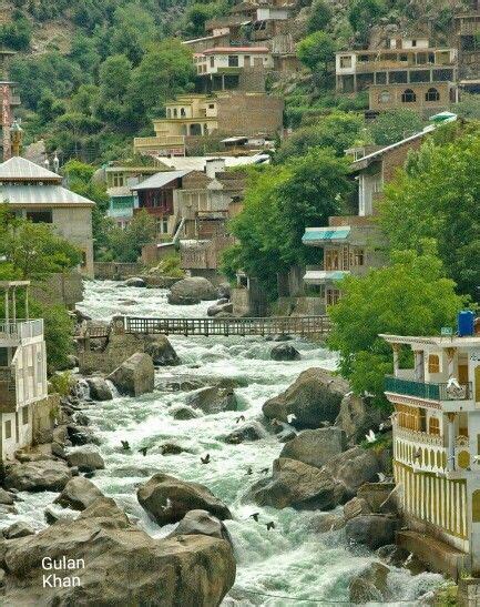 Awesome View Of Bahrain Beauty Swat Valley Khyber Pakhtunkhwa Pakistan