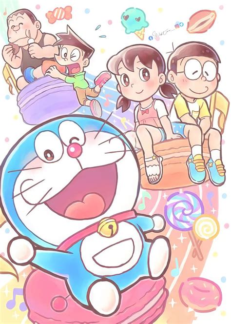 Tranh Vẽ Doraemon Kỷ Nguyên Làm Đẹp
