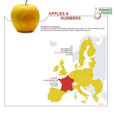 Did You Know That France Produced 15 Million Tons Of Apples In 2013