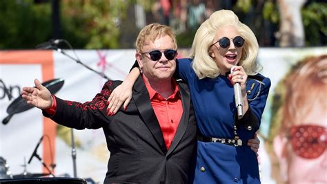 Watch Elton John Lady Gaga Perform Together In Los Angeles Lady Gaga Performance Lady Gaga