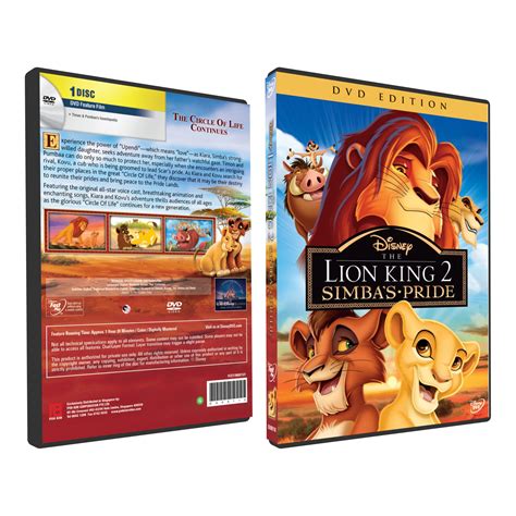 The Lion King 2 Simbas Pride Dvd Feature Film Bonus Poh Kim Video