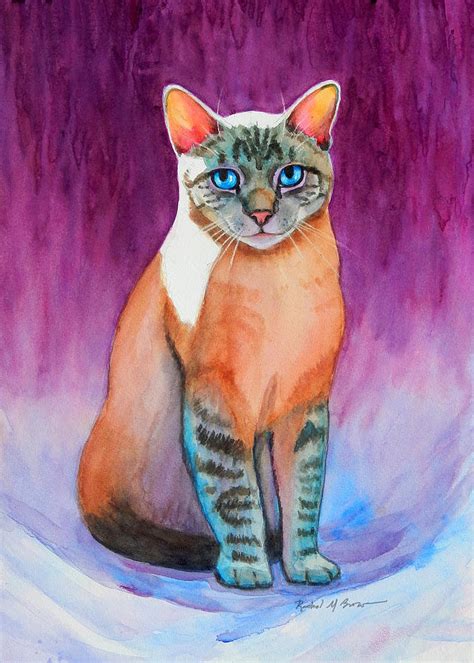 All of them have been accepted under the breed. Lynx Point Siamese Cat Painting by Rachel Armington