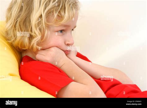 6 Year Old Boy Sulking Hi Res Stock Photography And Images Alamy
