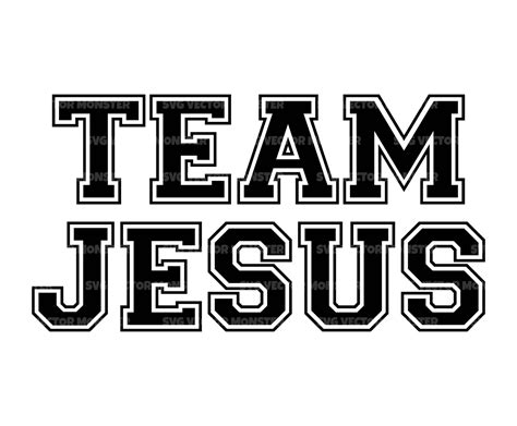Team Jesus Svg Christian Svg Jesus Christ Bible Verse Etsy