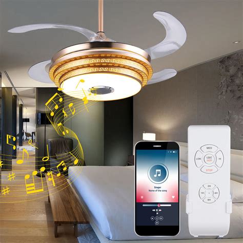 Maybe you would like to learn more about one of these? Modern dimmable ceiling led fan lamp bluetooth speaker led ...